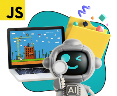 Язык программирования JavaScript + AI. Проектное обучение + геймификация + AI-помощники - КИБЕРшкола программирования для детей, компьютерные курсы для школьников, начинающих и подростков - KIBERone г. Набережные Челны