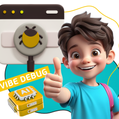 Тестирование & Vibe Debug. Охотники за багами - КИБЕРшкола программирования для детей, компьютерные курсы для школьников, начинающих и подростков - KIBERone г. Набережные Челны