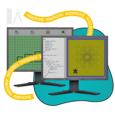 Исполнители чертежник и черепашка - КИБЕРшкола программирования для детей, компьютерные курсы для школьников, начинающих и подростков - KIBERone г. Набережные Челны